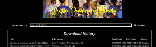 Youtube Downloading Service
